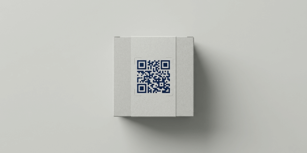 A QR Code made using the Best QR Code Generator for Product Labels, i.e. Scanova.
