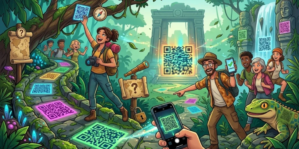 Sharing my favorite ideas for QR Code scavenger hunt.