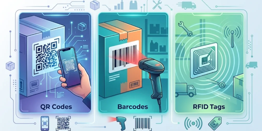 QR Codes vs. Barcode vs. RFID: Which is the best for asset tagging.