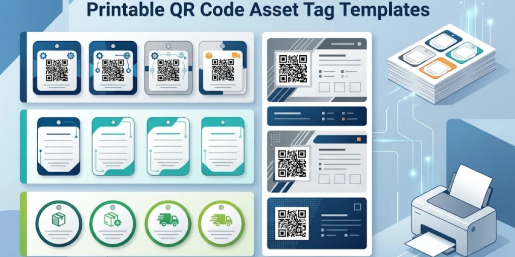 Things to look for in printable QR Code asset tagging.
