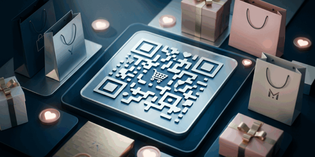 An Amazon wishlist QR Code created through Scanova.