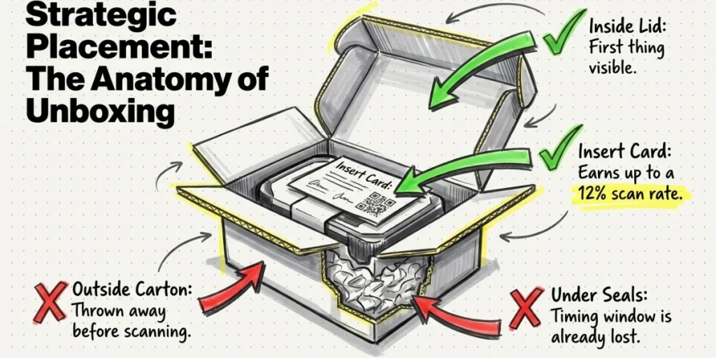 The optimal places to post your product review QR Code.