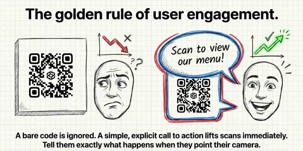 How to make QR Codes so that they engage the users.