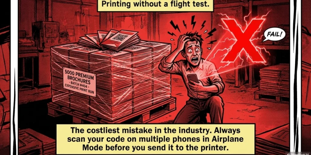 Mistakes to avoid when it comes to offline QR Codes.