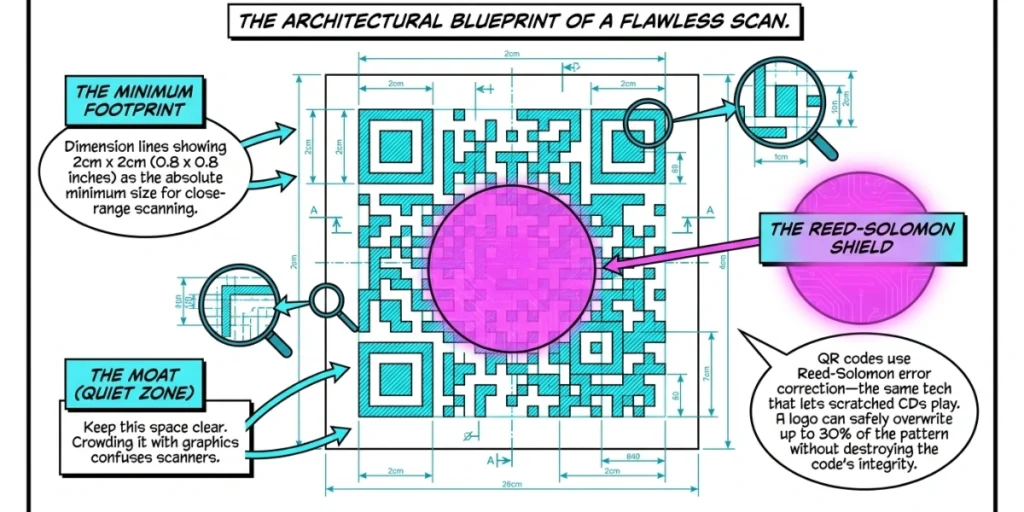 Steps to make your DIY QR Code work.