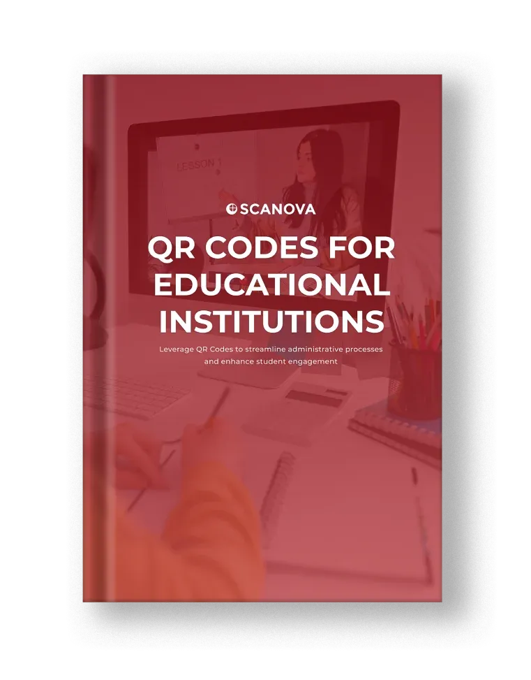 Libro electrónico de Scanova sobre el uso de códigos QR en la educación.