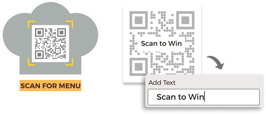 It is always advisable to add a call-to-action (CTA) with the QR Code to guide end-users.