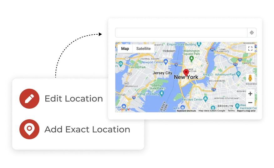 With Scanova's Google Maps QR Code, you can add and edit location anytime.