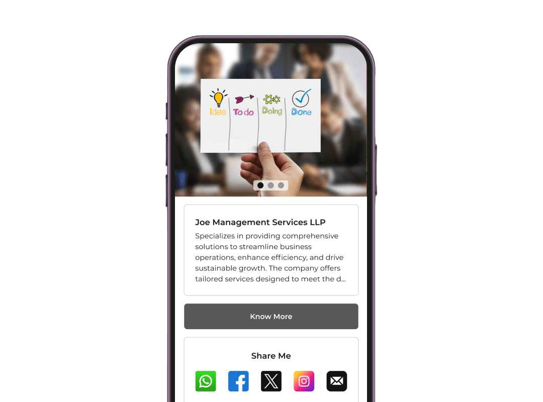 Affiliate marketing Mobile QR code landing page with "Join Now' CTA; scan redirects to customized content.
