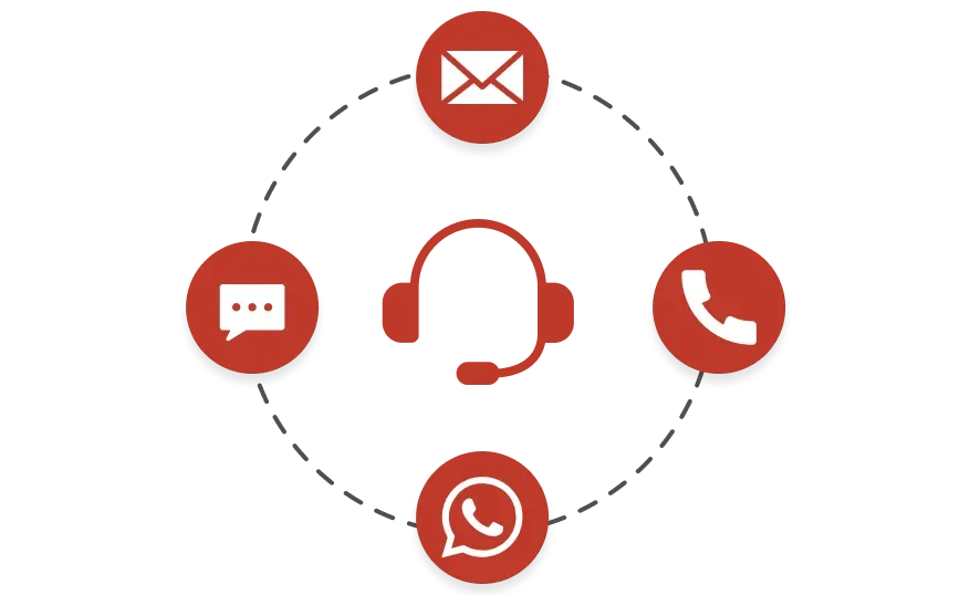 Póngase en contacto con el servicio de atención al cliente de Scanova por correo electrónico, llamada, WhatsApp y chat.