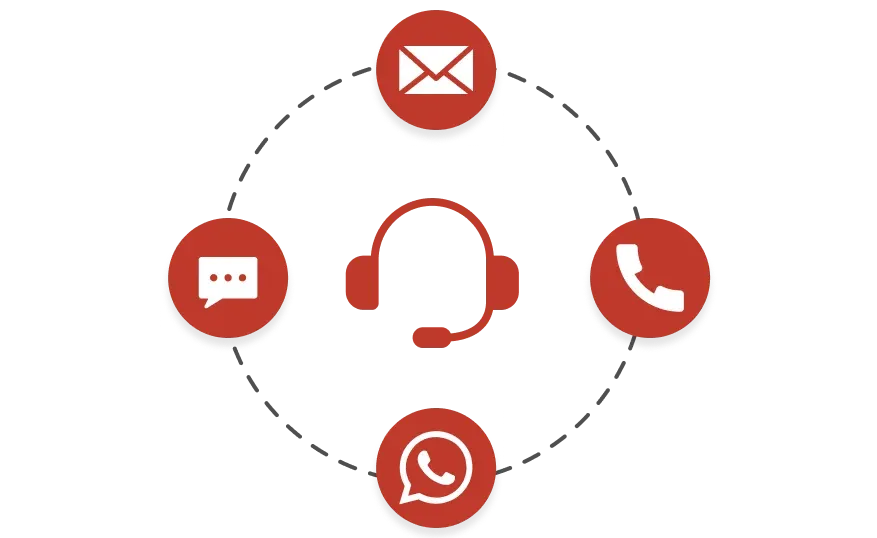 Póngase en contacto con el servicio de atención al cliente de Scanova por correo electrónico, llamada, WhatsApp y chat.