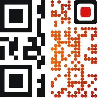 Customize a QR code with editable eye shape, data, and background colours to enhance visual appeal and match brand aesthetics.