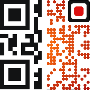 Customize a QR code with editable eye shape, data, and background colours to enhance visual appeal and match brand aesthetics.