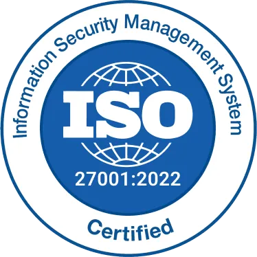 ISO/IEC 27001:2022 Compliance Badge