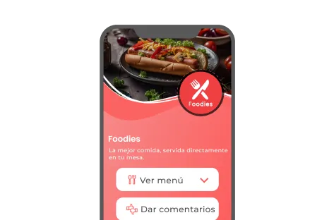 Código QR del restaurante