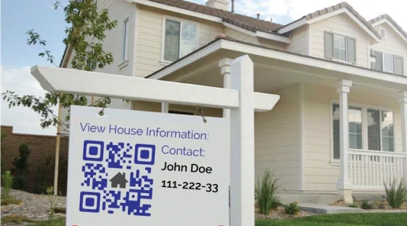 Realtors can engage potential buyers in a better way with Scanova's Dynamic QR Codes.