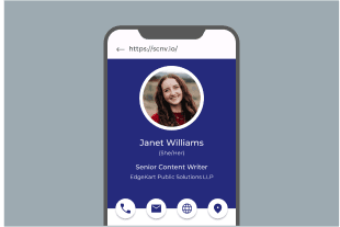 Use Business Card QR Code Generator and connect with professionals with just a scan.