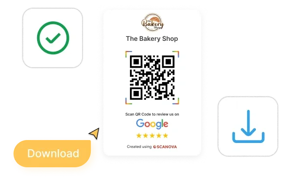 Pruebas de usuario y descarga del código QR final de Google Reviews con la marca