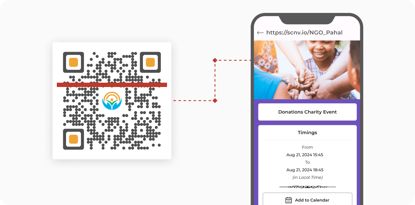 Image QR Code used for event promotions