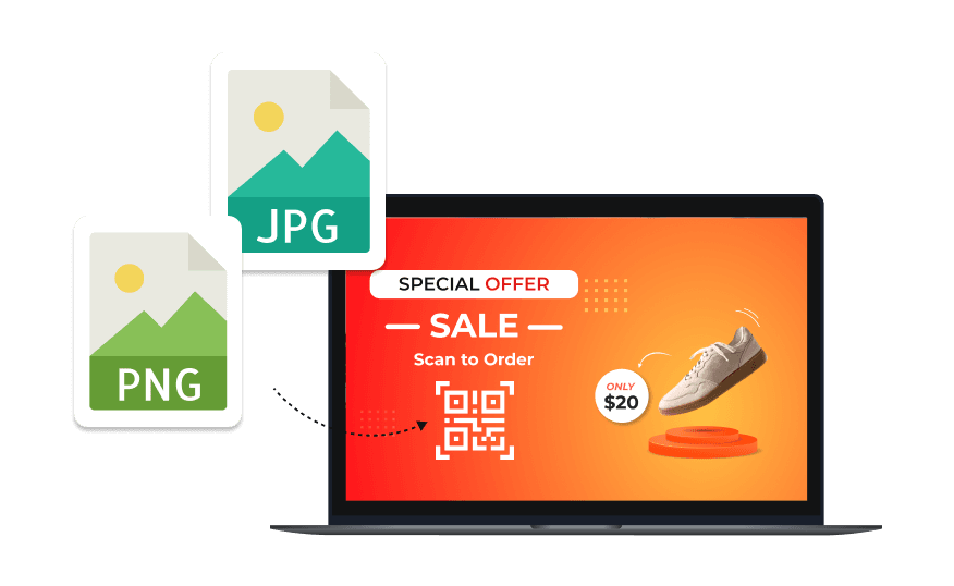 High-resolution QR Code used in a raster format for web publishing