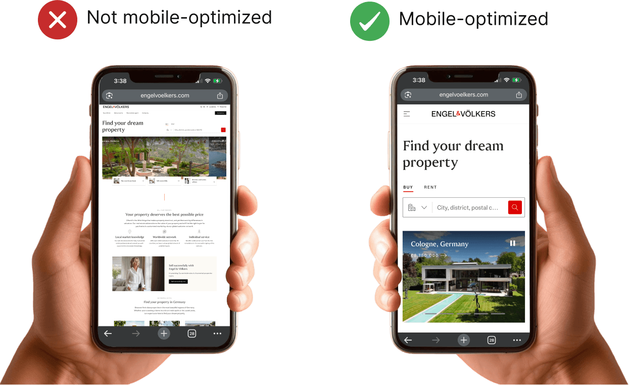 Smartphone screen shows the user scanning a QR code, filling out a lead form, and claiming a special real estate offer.