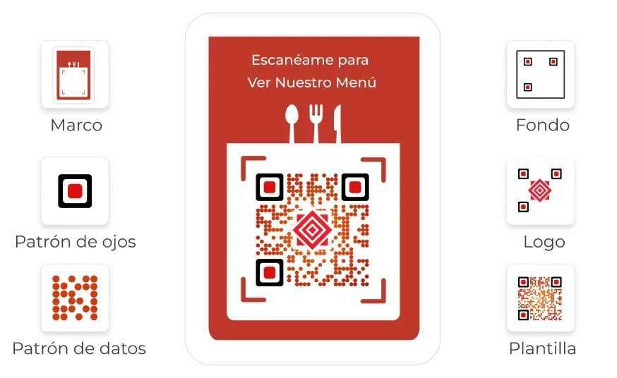 El generador de códigos QR con logotipo de Scanova lo ayuda a personalizar sus códigos QR agregando colores de marca, marcos y más.