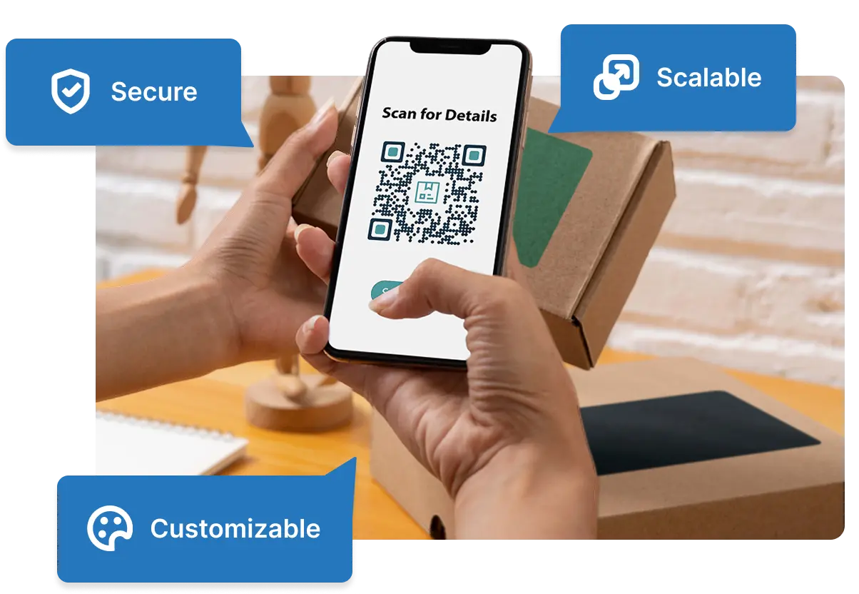 Scanova's secure, scalable, and customizable Enterprise QR Codes in action