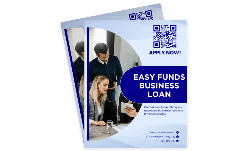 A sharp and clear QR Code on promotional materials