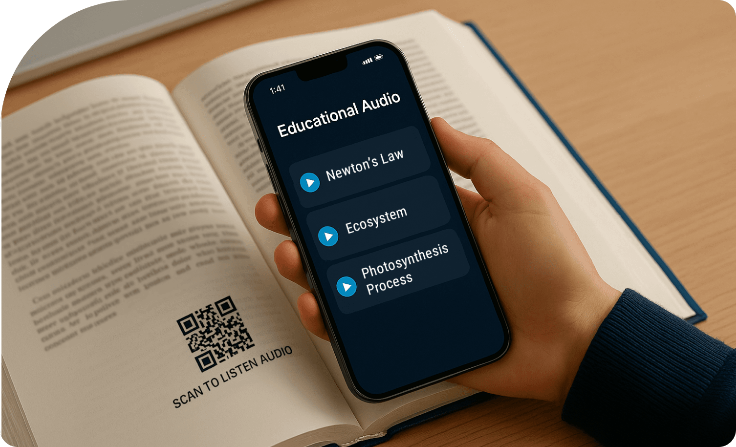 Abschlusshut symbolisiert intelligentes Lernen mit Scanova.