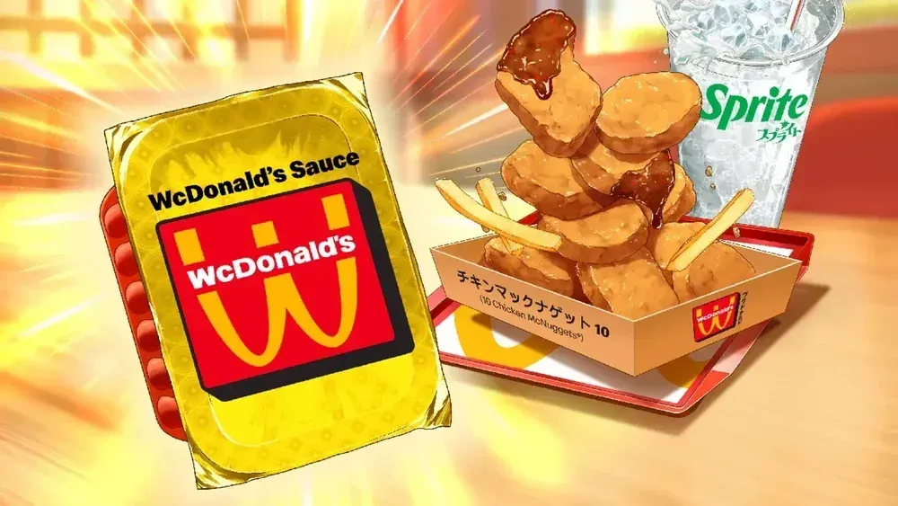 WcDonald’s Anime Promotion campaign image