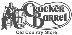 Le logo de Cracker Barrel, une chaîne de restaurants améliorant l'accessibilité à travers les services de Scanova.