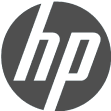 Le logo de HP est affiché parmi les marques utilisant le générateur de code QR sécurisé de Scanova pour une productivité améliorée.