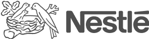 Le logo de Nestlé parmi les marques utilisant notre générateur de code QR sécurisé pour les codes QR personnalisés et le marketing efficace.