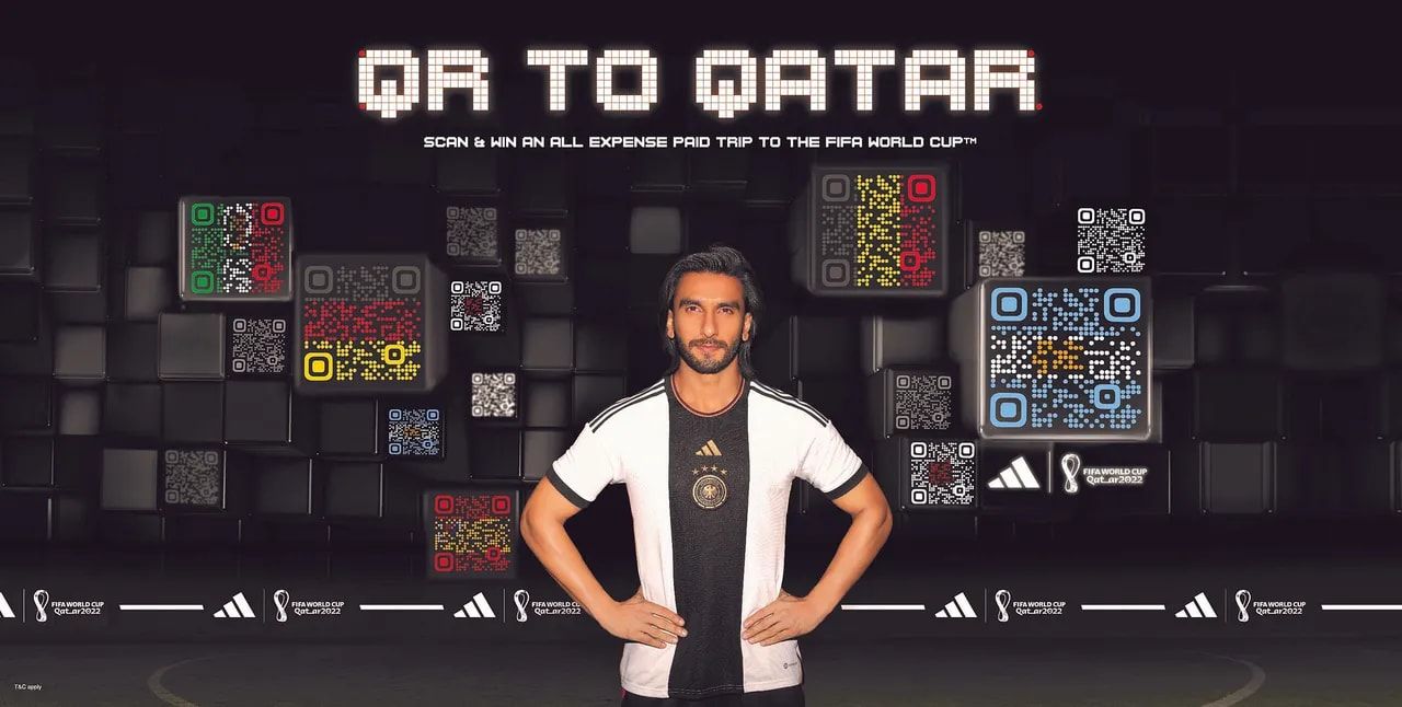 “QR to Qatar” World Cup Ad campaign image