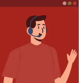 Executive du support client donnant une démo approfondie de notre générateur de code QR à l'utilisateur.