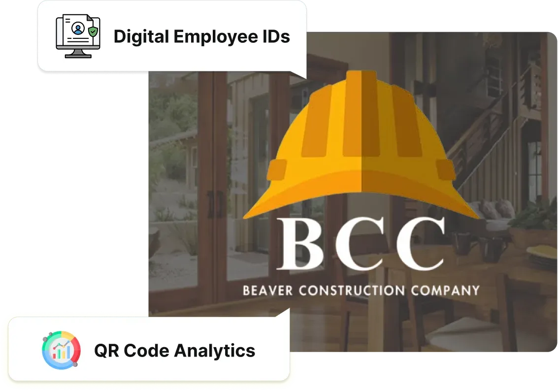 BCC nutzte Scanova-QR-Codes für digitale Mitarbeiter-IDs und QR-Code-Analysen im Baubetrieb