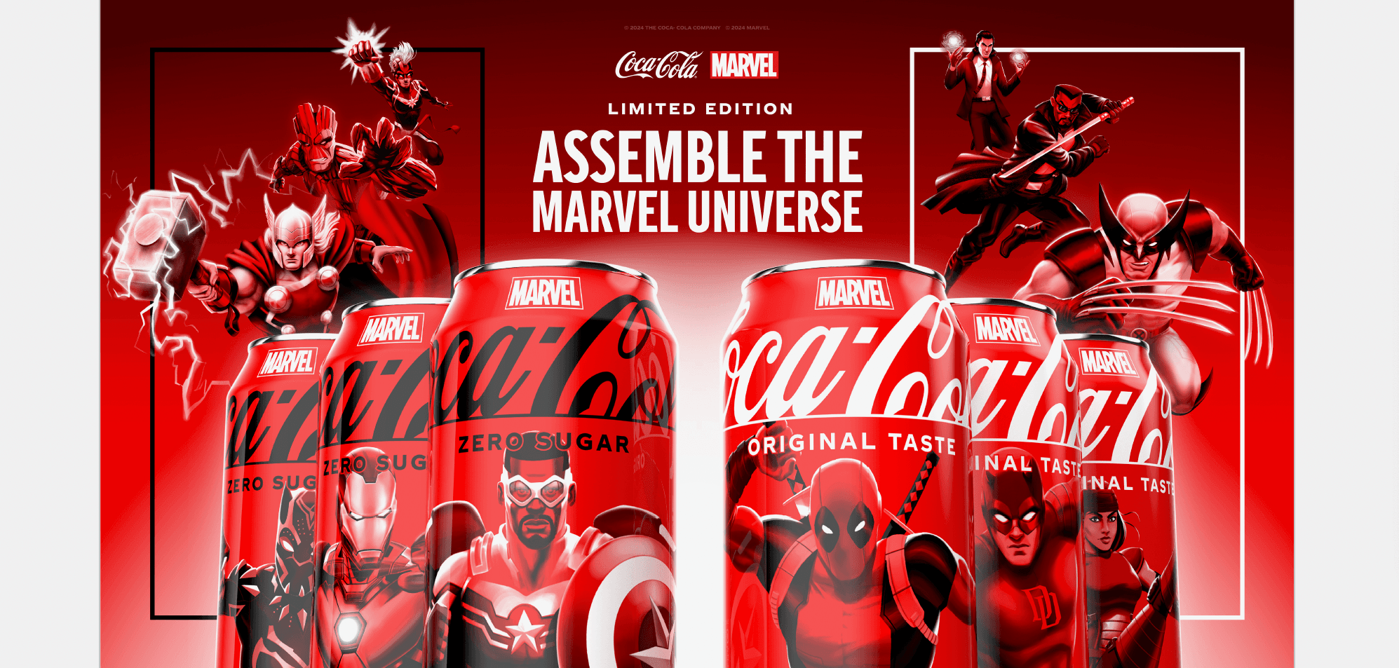 Marvel AR Cans campaign image