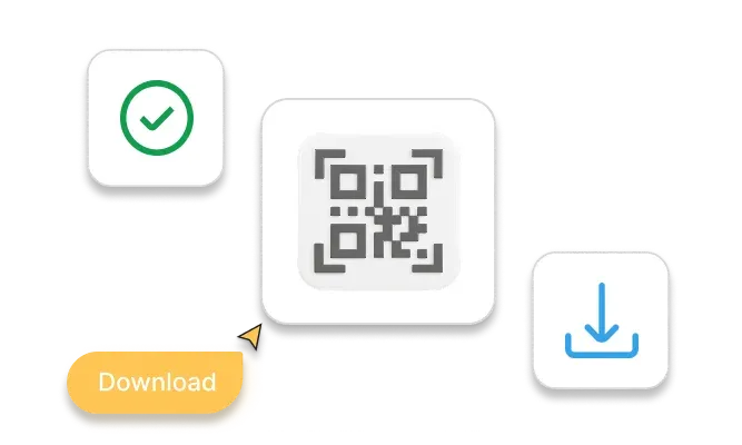 User testing and downloading a QR Code