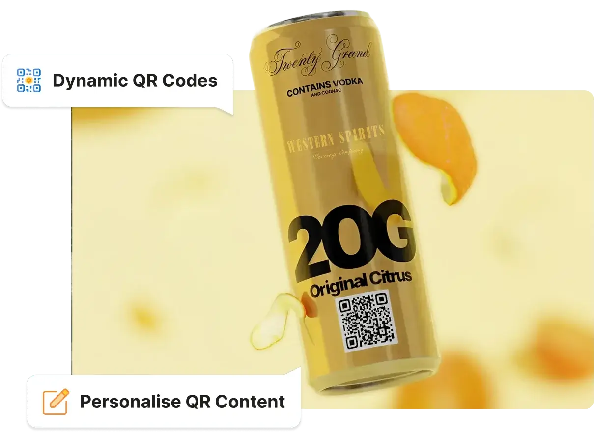 With Scanova's Dynamic QR Codes, Western Spirits team was able to edit linked content anytime and personalize it as per requirement