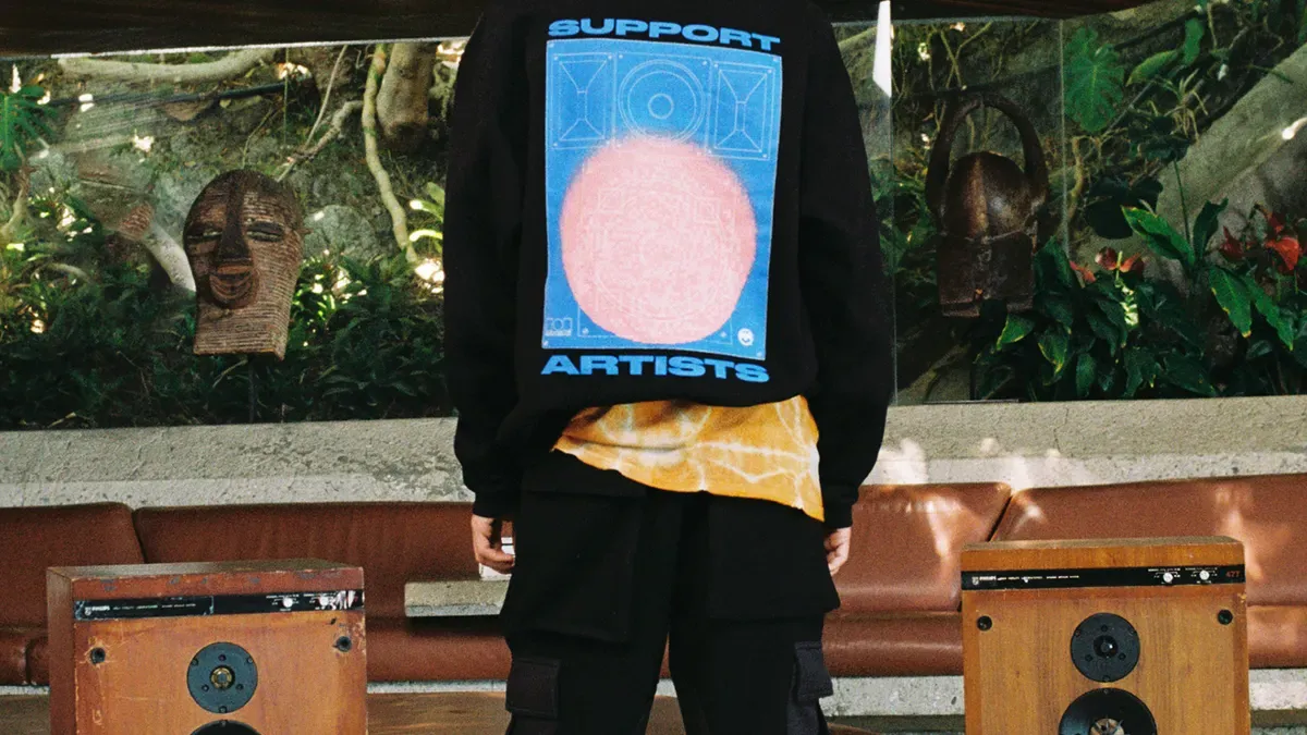 Music Liberates Music “Wearable Album” campaign image